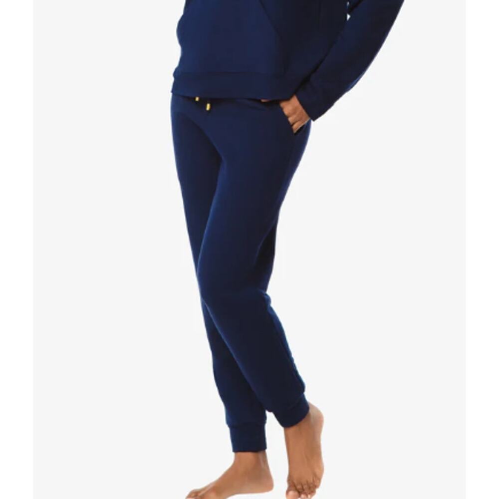 Helen Jon Navy Blue Luxe Jogger Sweatpants Womens Medium